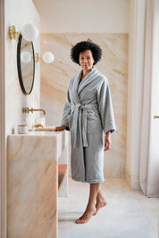 Silver grey bathrobe - Torres Novas